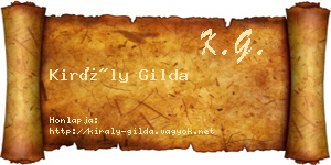 Király Gilda névjegykártya